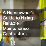 A Homeowners Guide to Hiring Reliable Maintenance Contractors