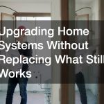 Upgrading Home Systems Without Replacing What Still Works