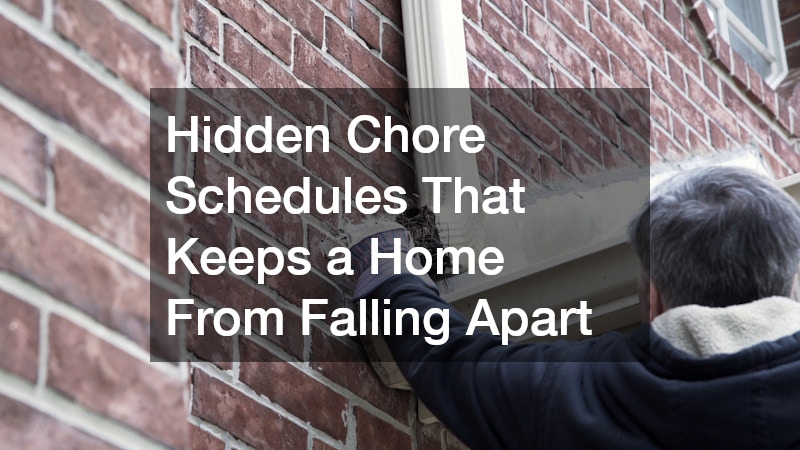 Hidden Chore Schedules That Keeps a Home From Falling Apart