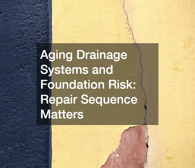 Aging Drainage Systems and Foundation Risk: Repair Sequence Matters