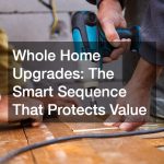 Whole Home Upgrades: The Smart Sequence That Protects Value
