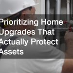Prioritizing Home Upgrades That Actually Protect Assets