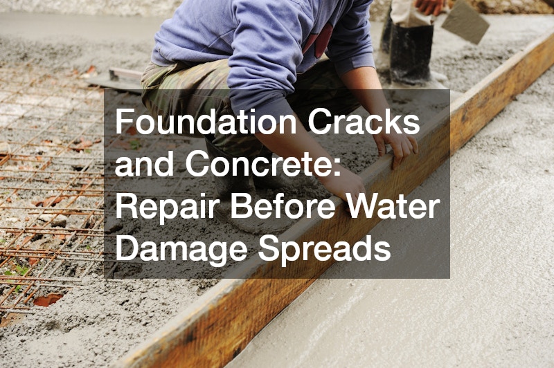 Foundation Cracks and Concrete: Repair Before Water Damage Spreads